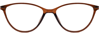 Brown Full Frame Cateye Eyeglasses