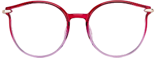 Maroon Transparent Eyeglasses